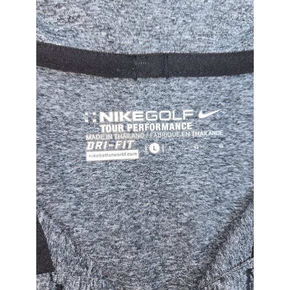Nike Mens Golf Tour Performance Dri-Fit Polo Large Gray Heather - Picture 5 of 8